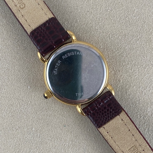 Vintage Tourneau Watch Swiss Made with Gold Plated Bezel Stainless Steel Case - Picture 6 of 9